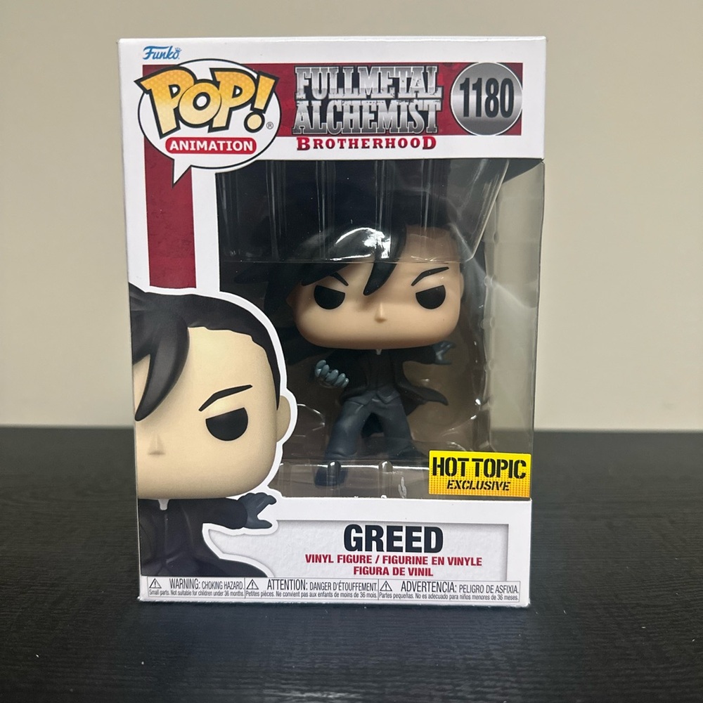 Funko POP! Fullmetal Alchemist - Greed #1180 Hot Topic Exclusive With Protector